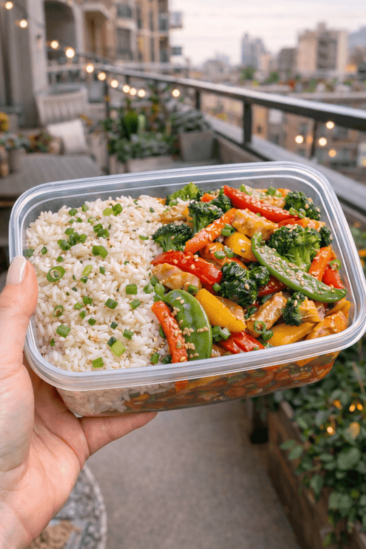 Vegetable Stir Fry with Rice - Last Summer Catering