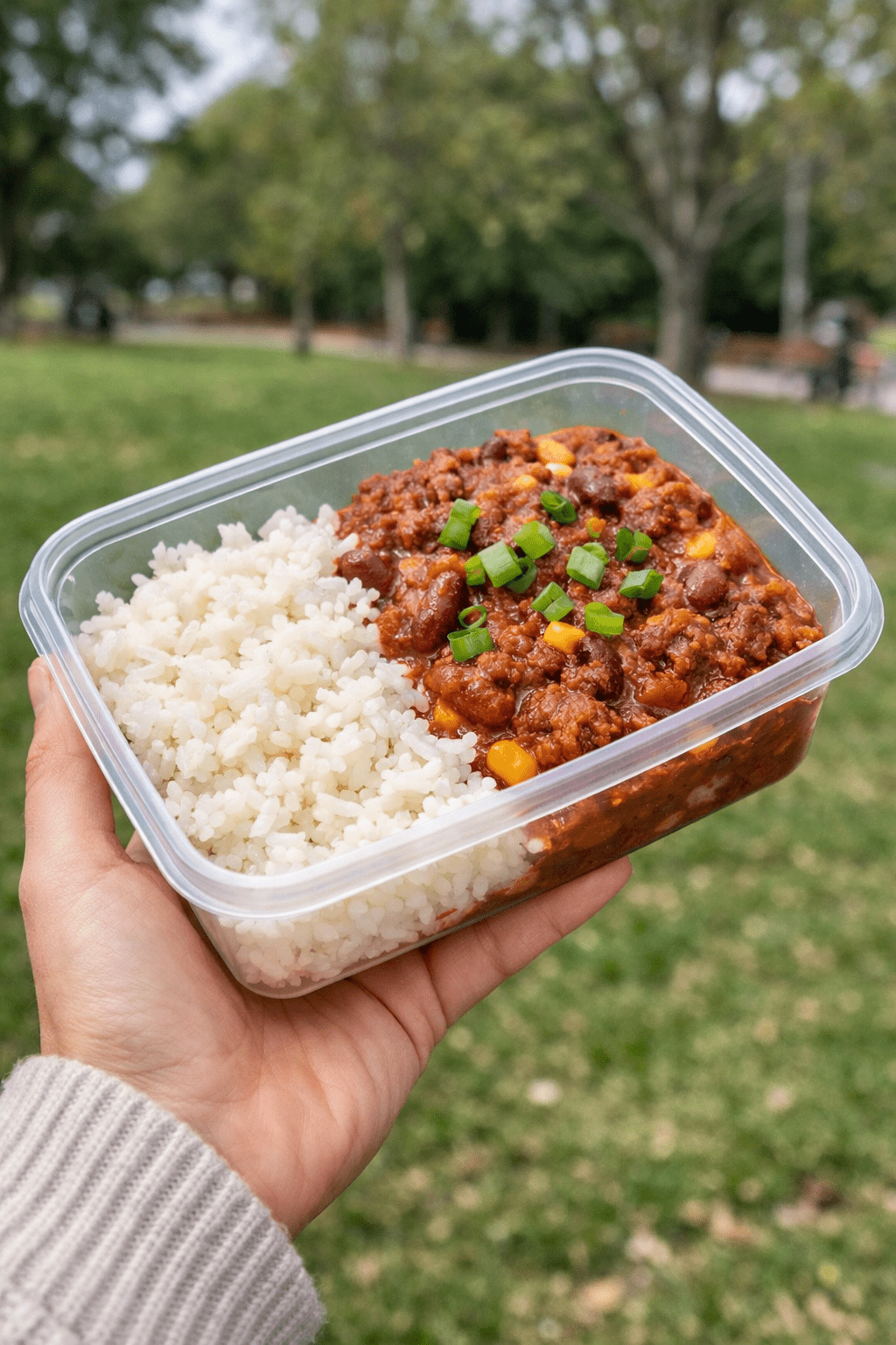 Beef Chili (Halal) with Rice - Last Summer Catering