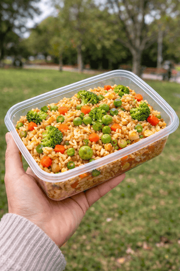 Vegetable Fried Rice - Last Summer Catering