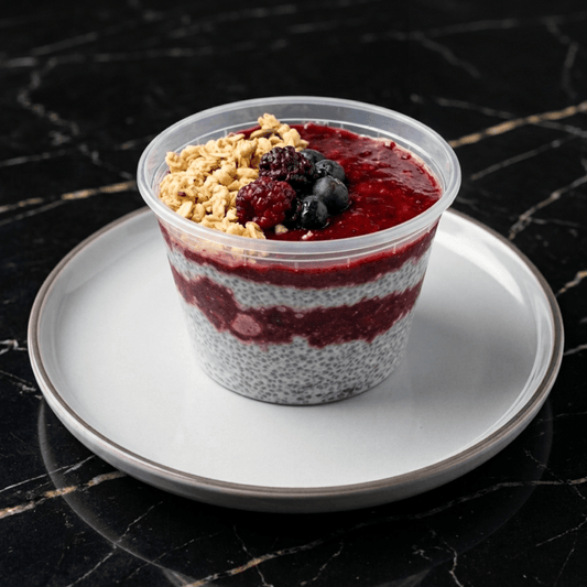 Forest Fruits Chia Pudding - Last Summer Catering