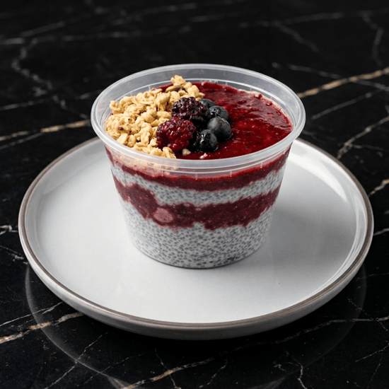 Forest Fruits Chia Pudding - Last Summer Catering