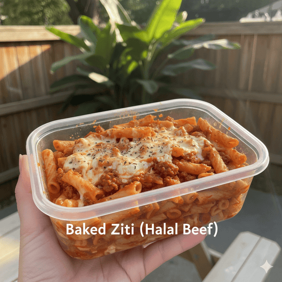 Baked Ziti (Halal Beef) - Last Summer Catering