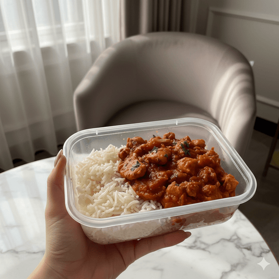 Chicken Tava with White Rice - Last Summer Catering