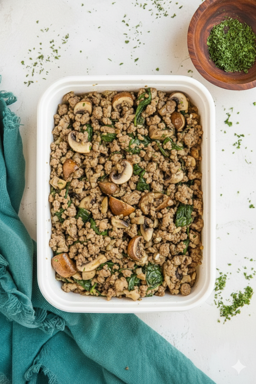 Halal meal prep ingredients and dishes from Last Summer Catering