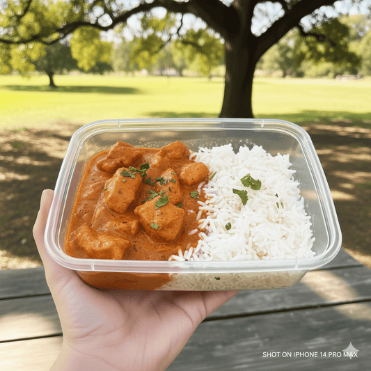 Butter Chicken (Halal) with White Rice