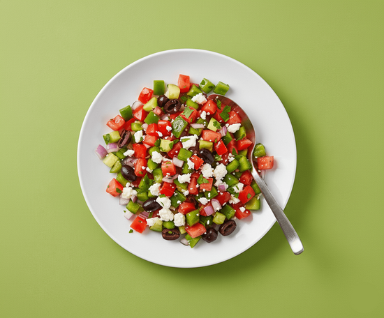 Turkish Shepherd Salad (Çoban Salatası) - Last Summer Catering