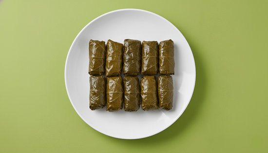 Vegetarian Dolma (Turkish Stuffed Grape Leaves) halal prepared side dish from Last Summer Catering