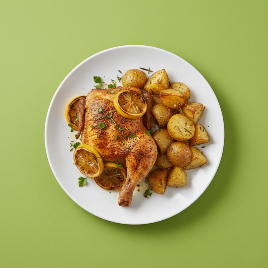 Lemon Sumac Roasted Chicken - Last Summer Catering