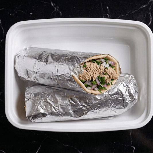 Mediterranean Tuna Wrap - Last Summer Catering