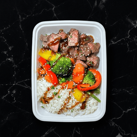 Teriyaki Steak Bowl - Last Summer Catering