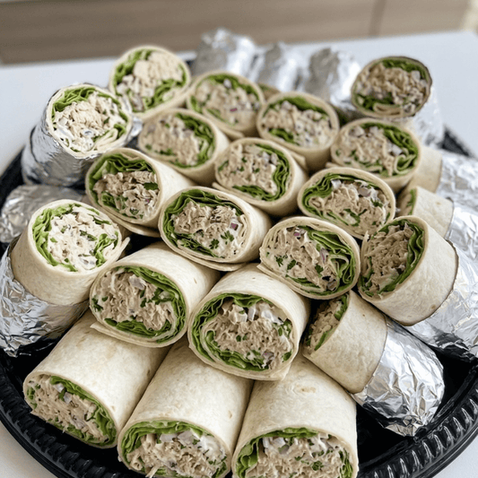 Mediterranean Tuna Wrap Platter - Last Summer Catering
