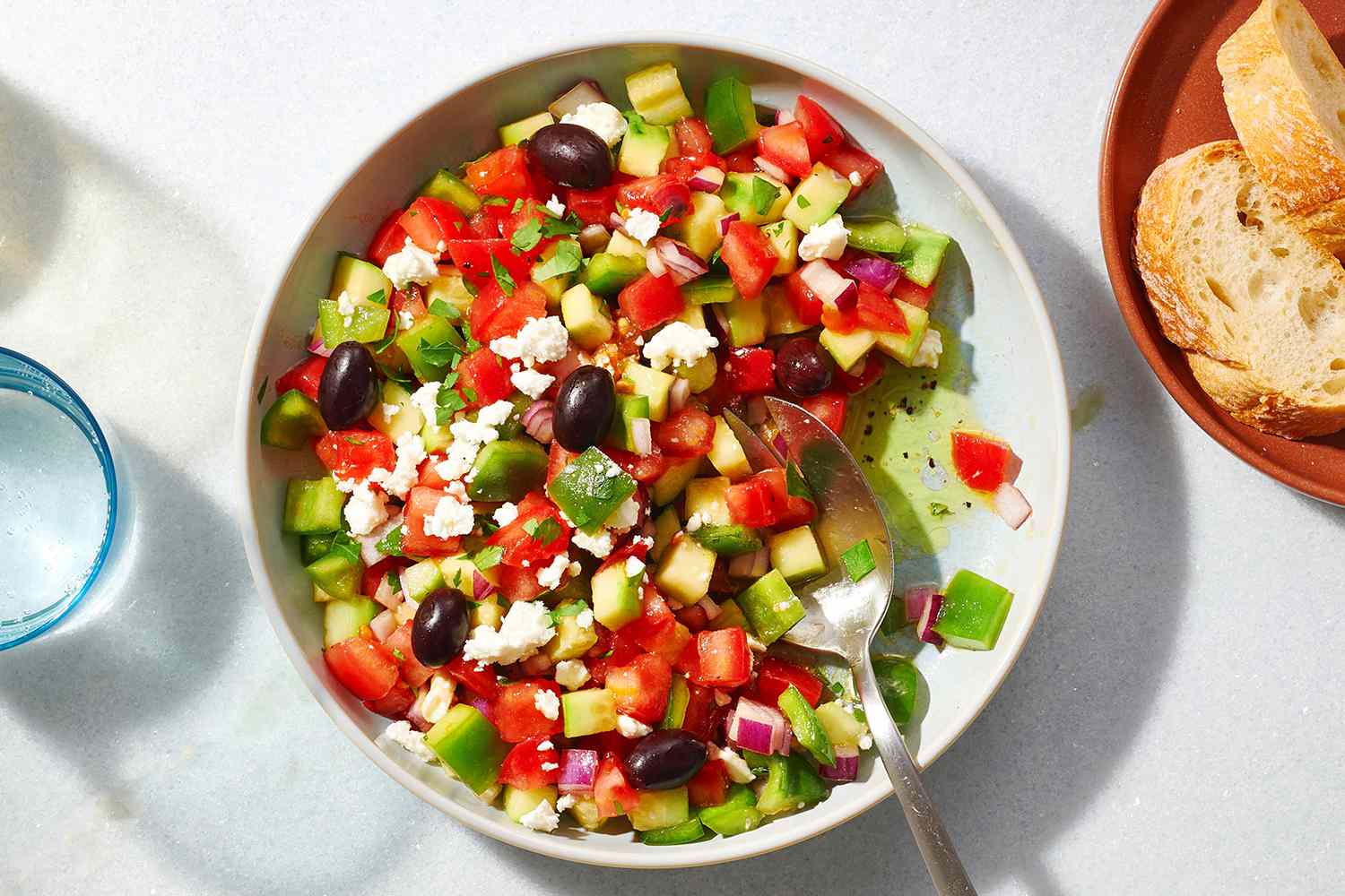 Turkish Shepherd Salad (Çoban Salatası) - Last Summer Catering