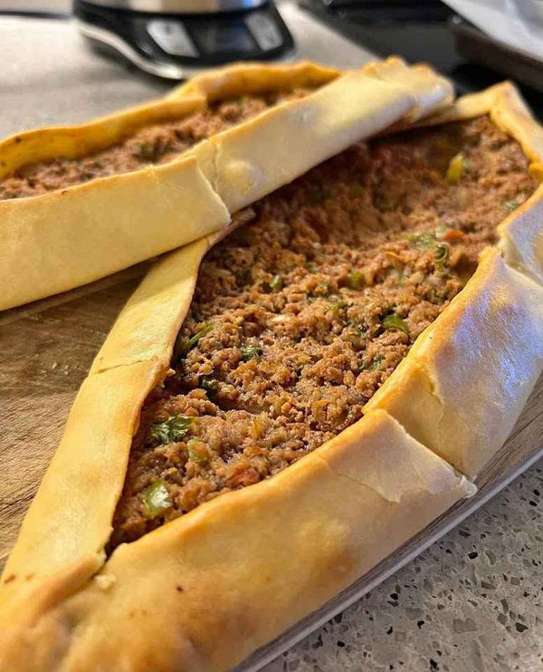 Frozen Turkish Beef Pide (6-Pack) halal frozen food from Last Summer Catering